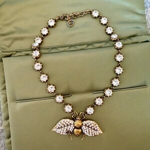 Gucci butterfly necklace